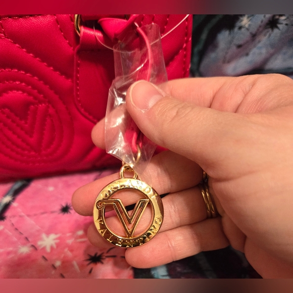 NWT VALENTINO ORLANDI PINK QUILTED HANDBAG - Picture 9 of 11